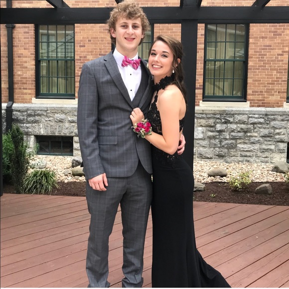 Black Faviana Prom Dress (Prom Girl) - Picture 1 of 2